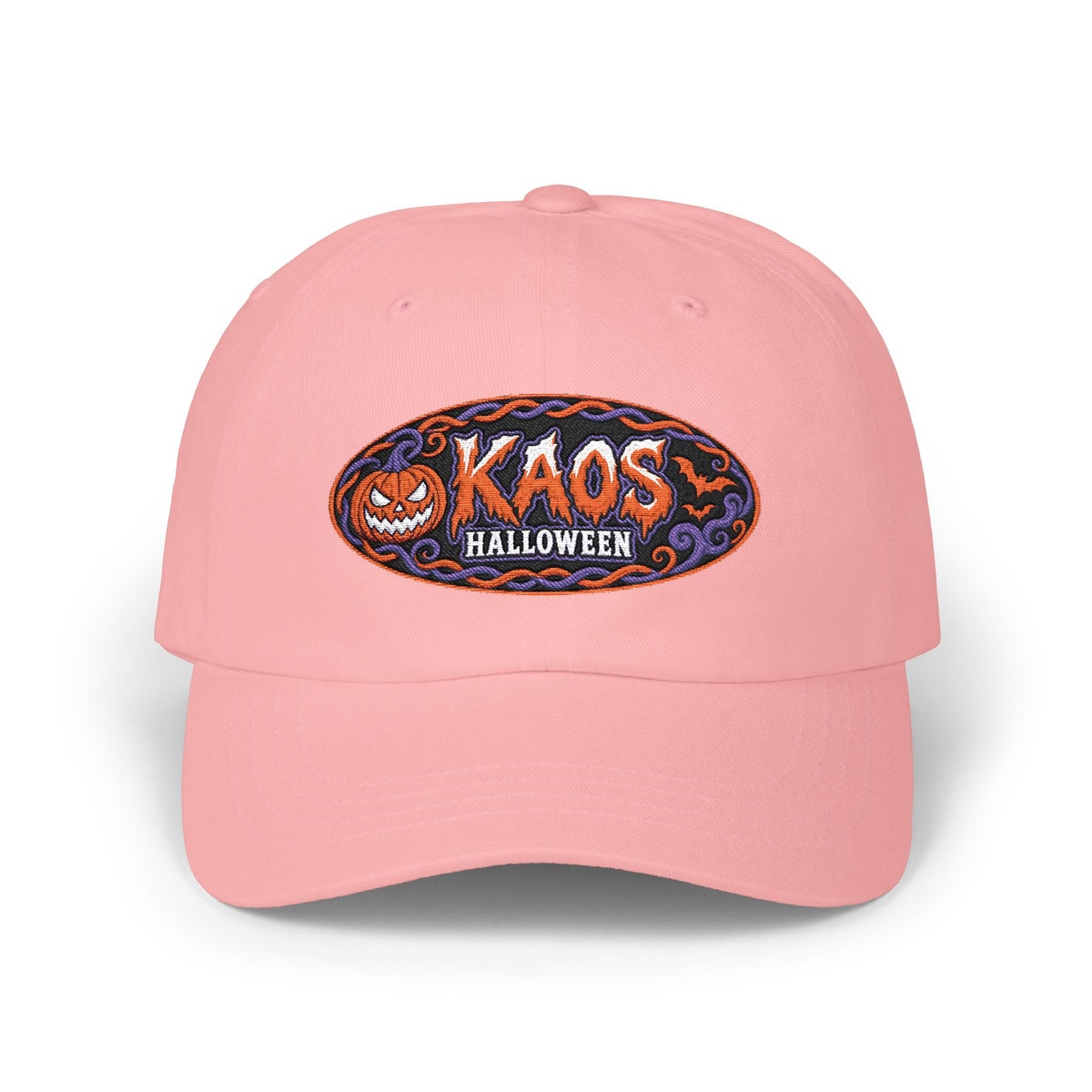 KAOS Halloween Embroidered Pumpkin Baseball Hat