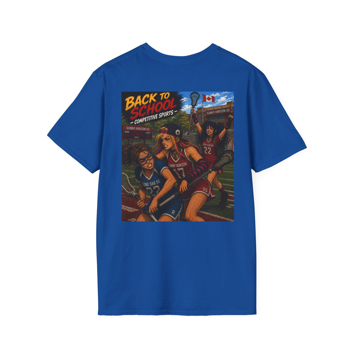Charlotte, Veronica Girls Competitive Sports - Back to School - Graphic T-Shirt Homegrown