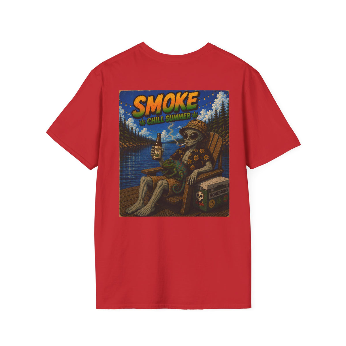 Smoke Chill Summer-Graphic T Shirt Homegrown