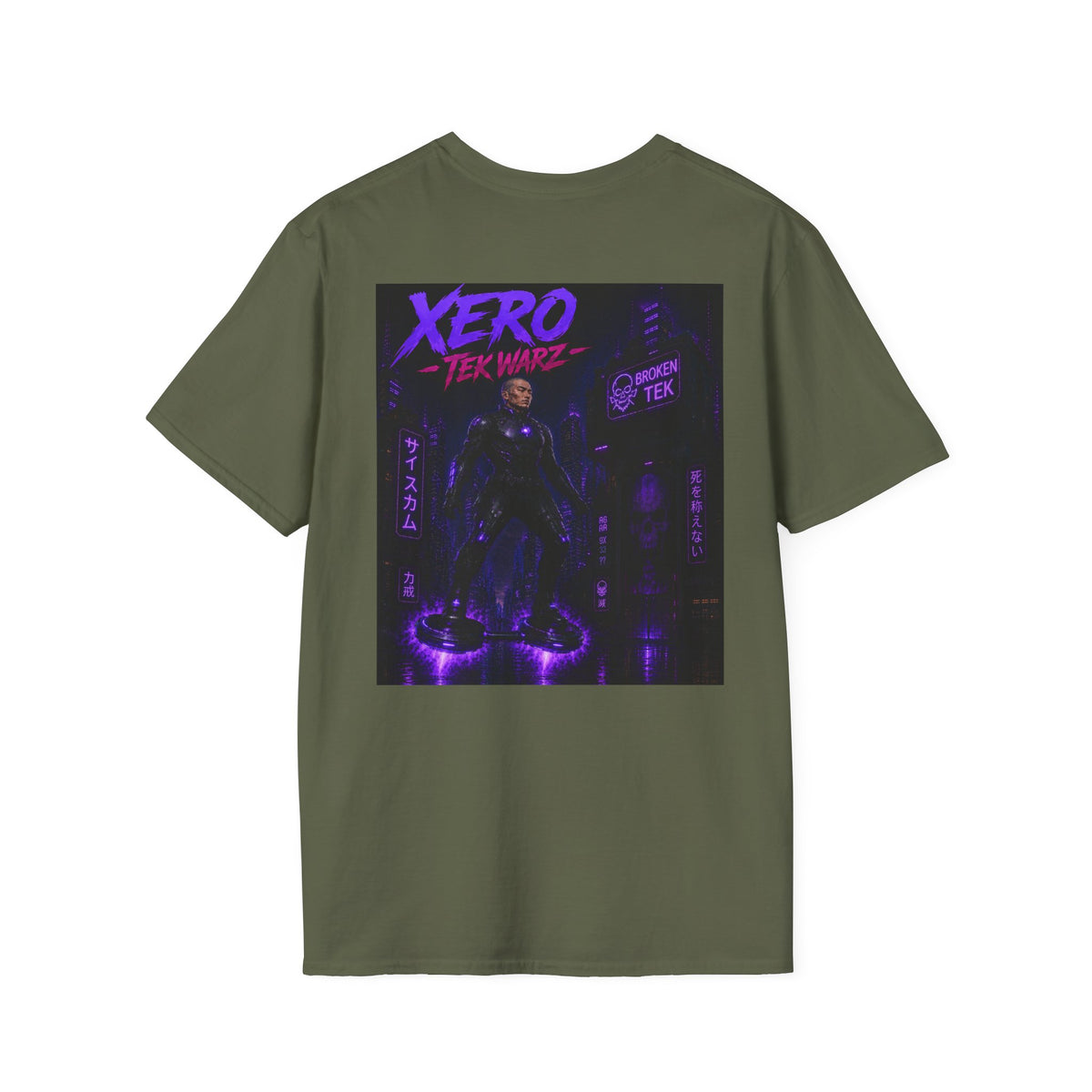 Xero Broken Tek Graphic T-Shirt - Tek Warz