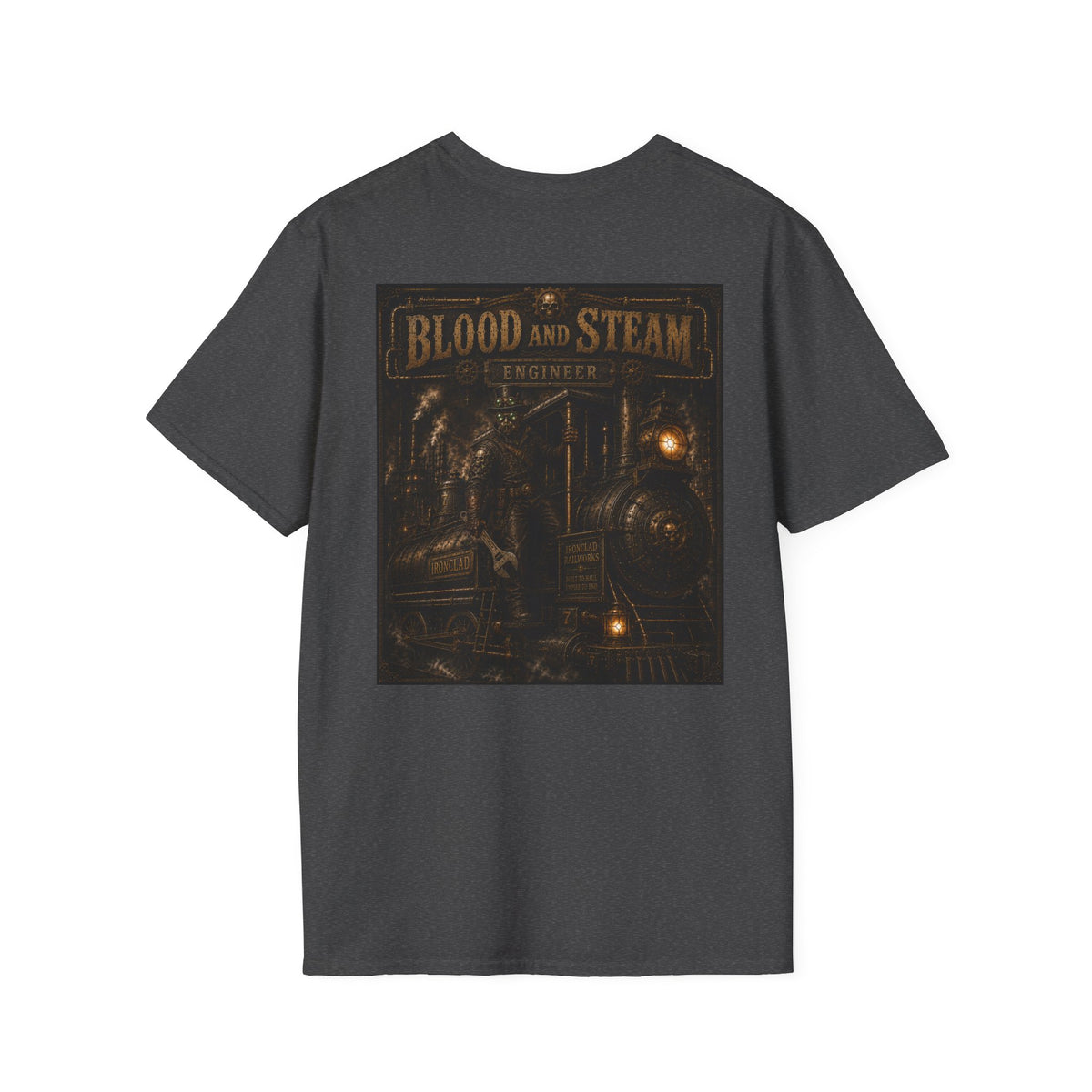 Engineer Steampunk Graphic T-Shirt - Blood & Steam