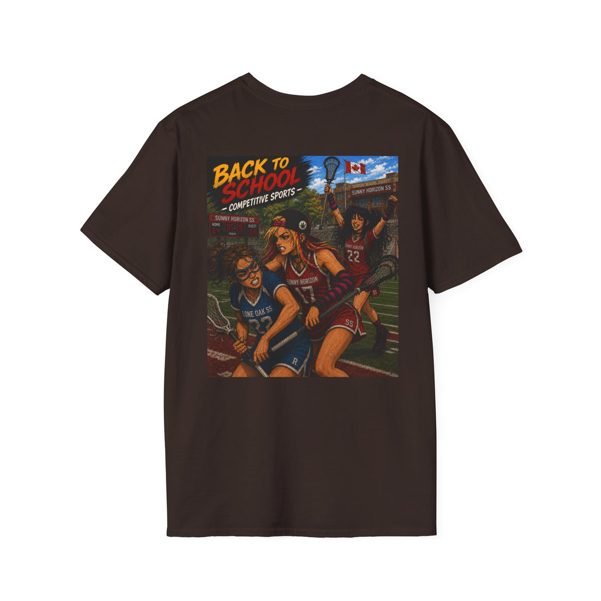 Charlotte, Veronica Girls Competitive Sports - Back to School - Graphic T-Shirt Homegrown
