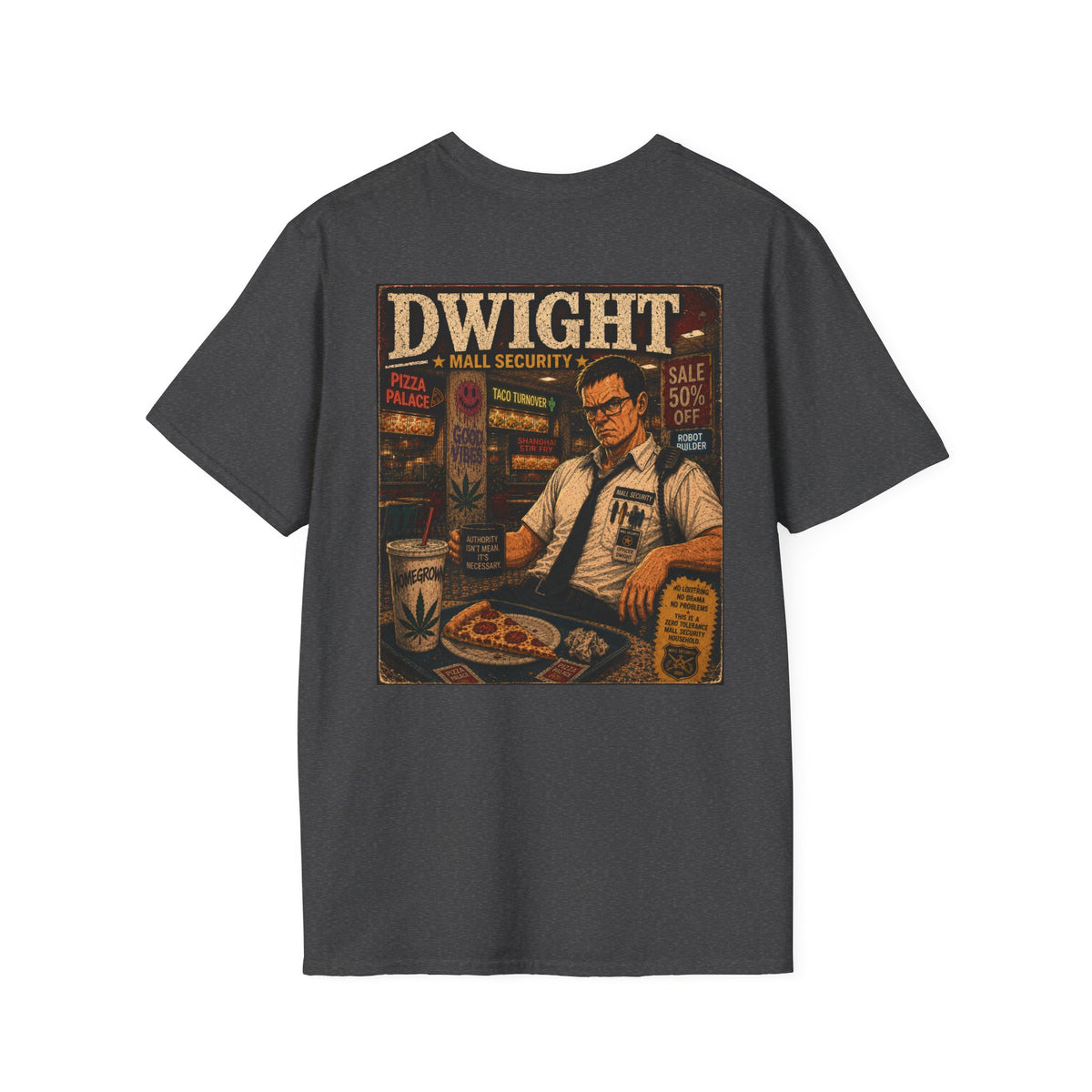 Dwight Mall Security Graphic T-Shirt - Mall Security