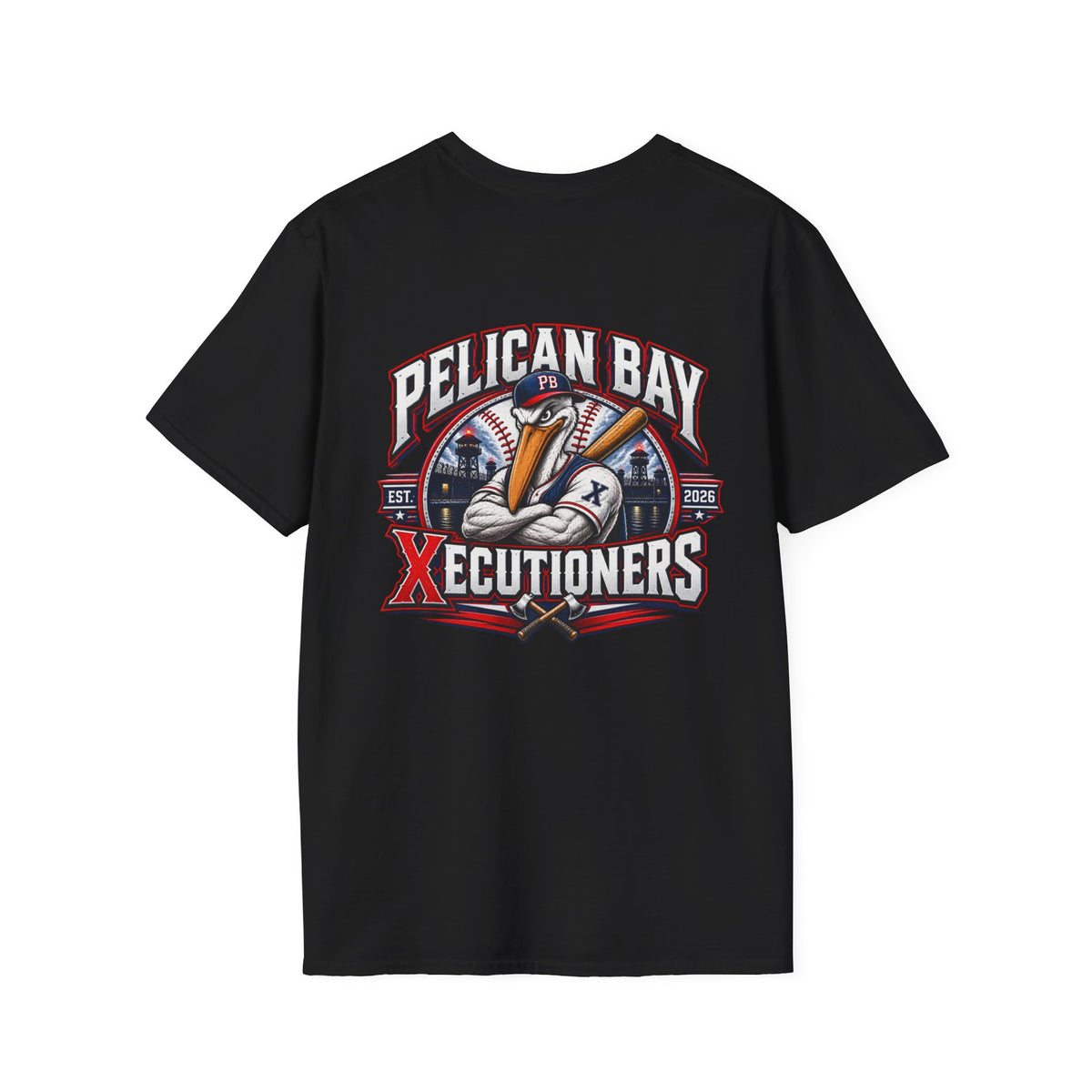 Pelican Bay Executioners Baseball T-Shirt — Hard Time Jerseys Baseball