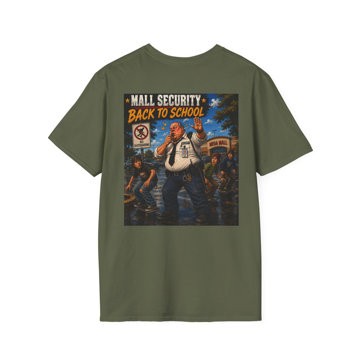 Brass Back to School - Graphic T-Shirt Mall Security