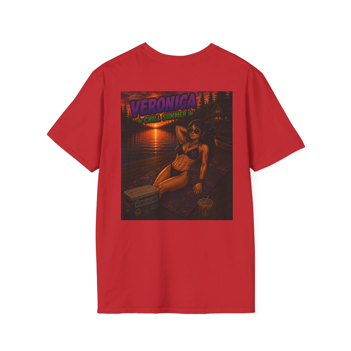 Veronica Chill Summer-Graphic T Shirt Homegrown