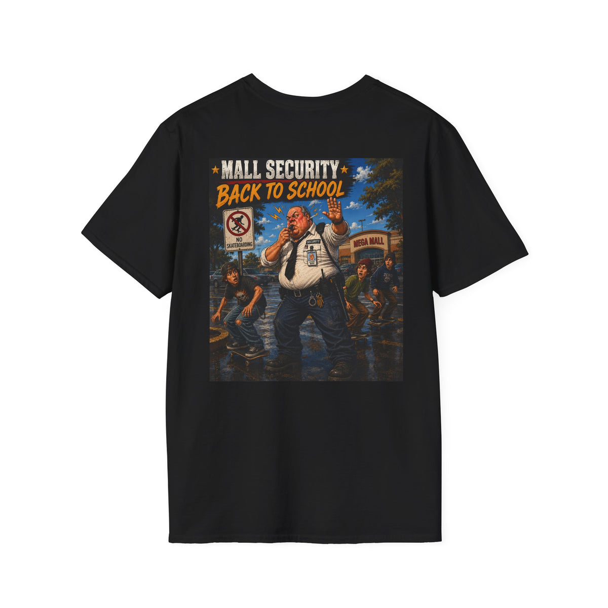 Brass Back to School - Graphic T-Shirt Mall Security