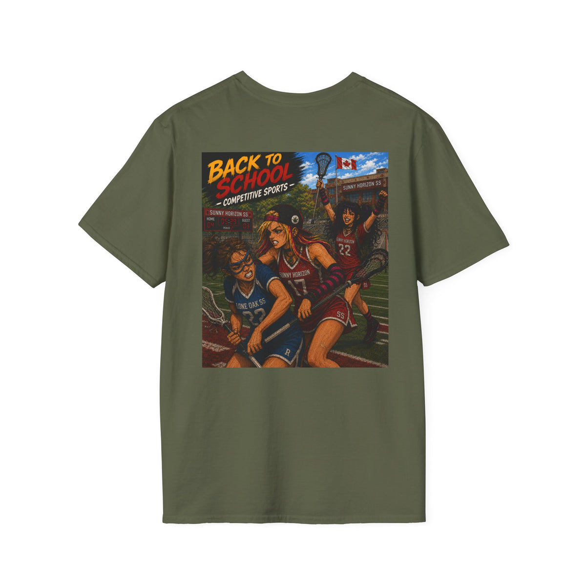 Charlotte, Veronica Girls Competitive Sports - Back to School - Graphic T-Shirt Homegrown