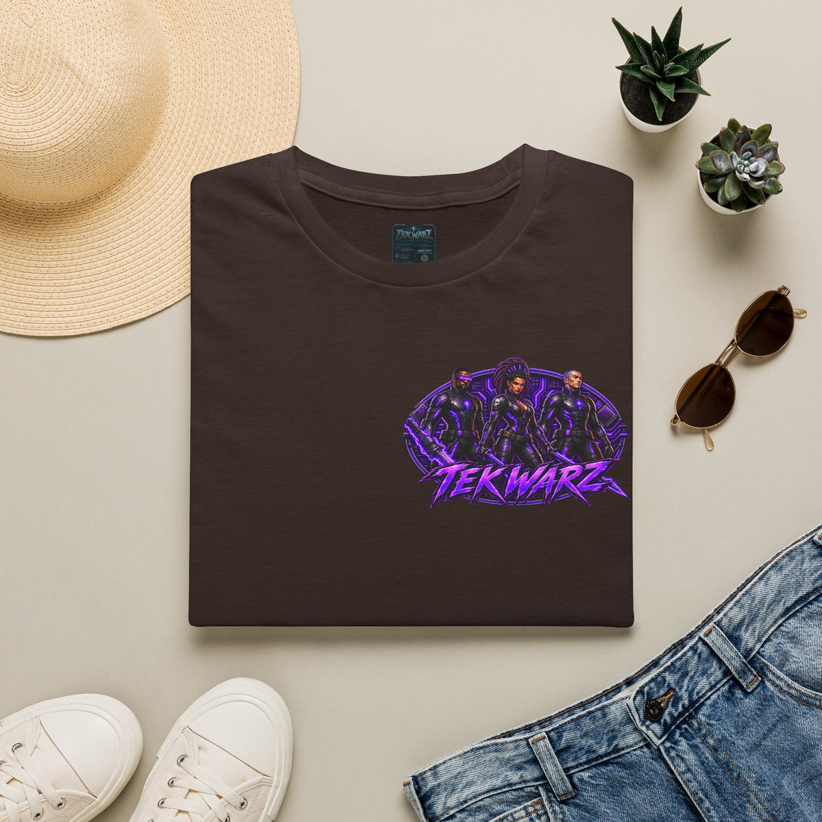 Griff Broken Tek Graphic T-Shirt - Tek Warz