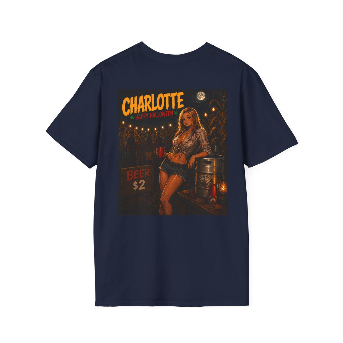 Charlotte Daisy Duke Vintage Halloween - Homegrown Graphic T-Shirt