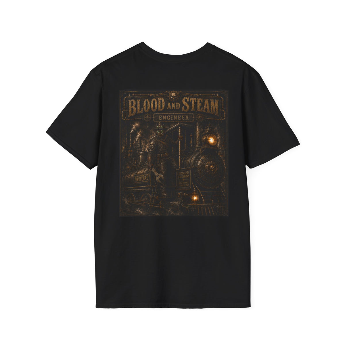 Engineer Steampunk Graphic T-Shirt - Blood & Steam
