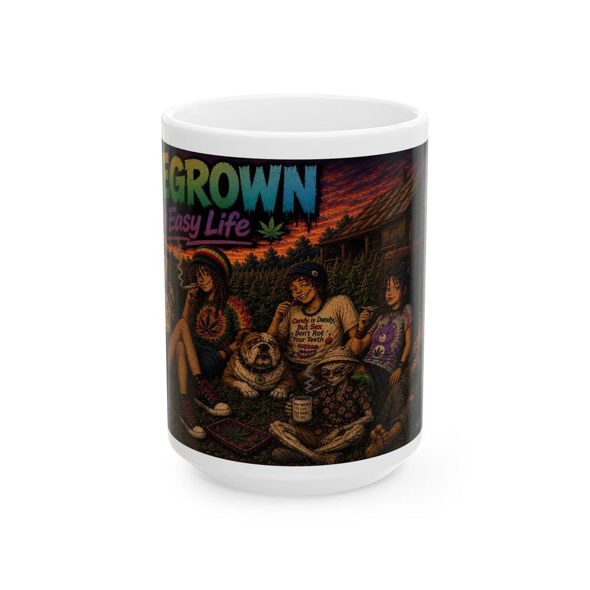 Homegrown Eazy Life Coffee Mug - (15oz)