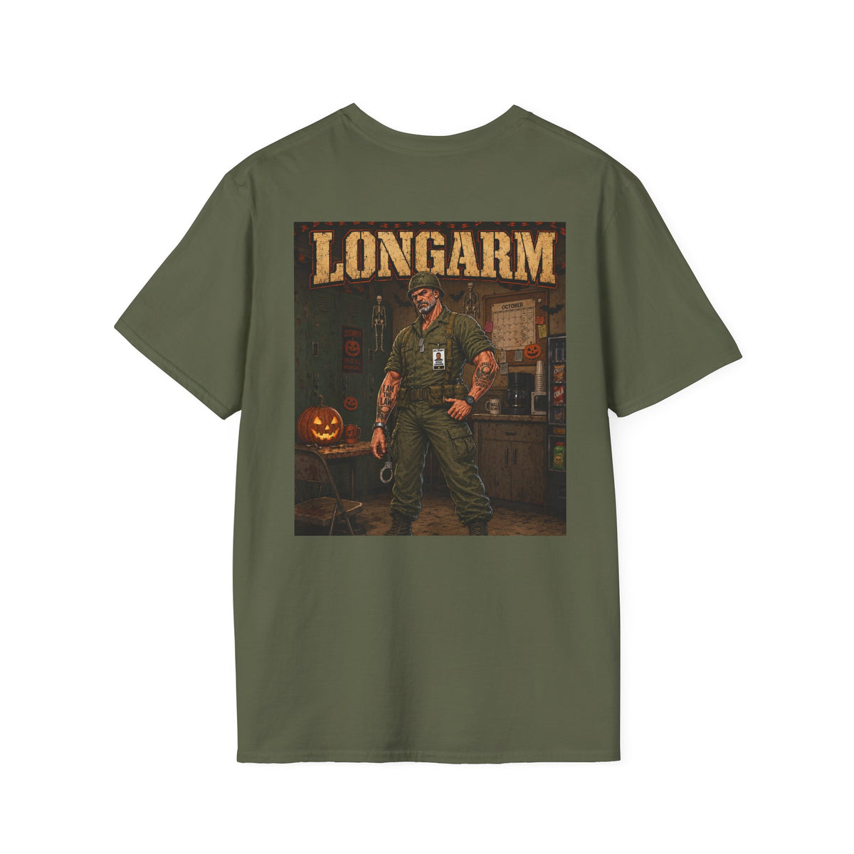 Longarm Veitnam Solider Vintage Halloween T-Shirt - Mall Security Graphic T-Shirt