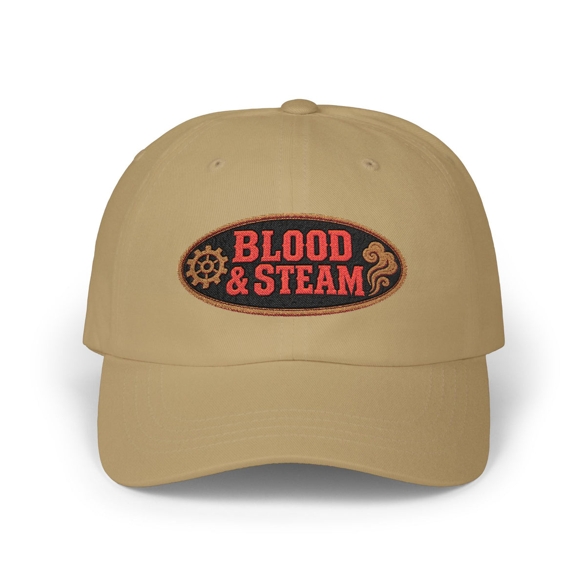 Blood & Steam Vintage Steampunk Embroidered Hat