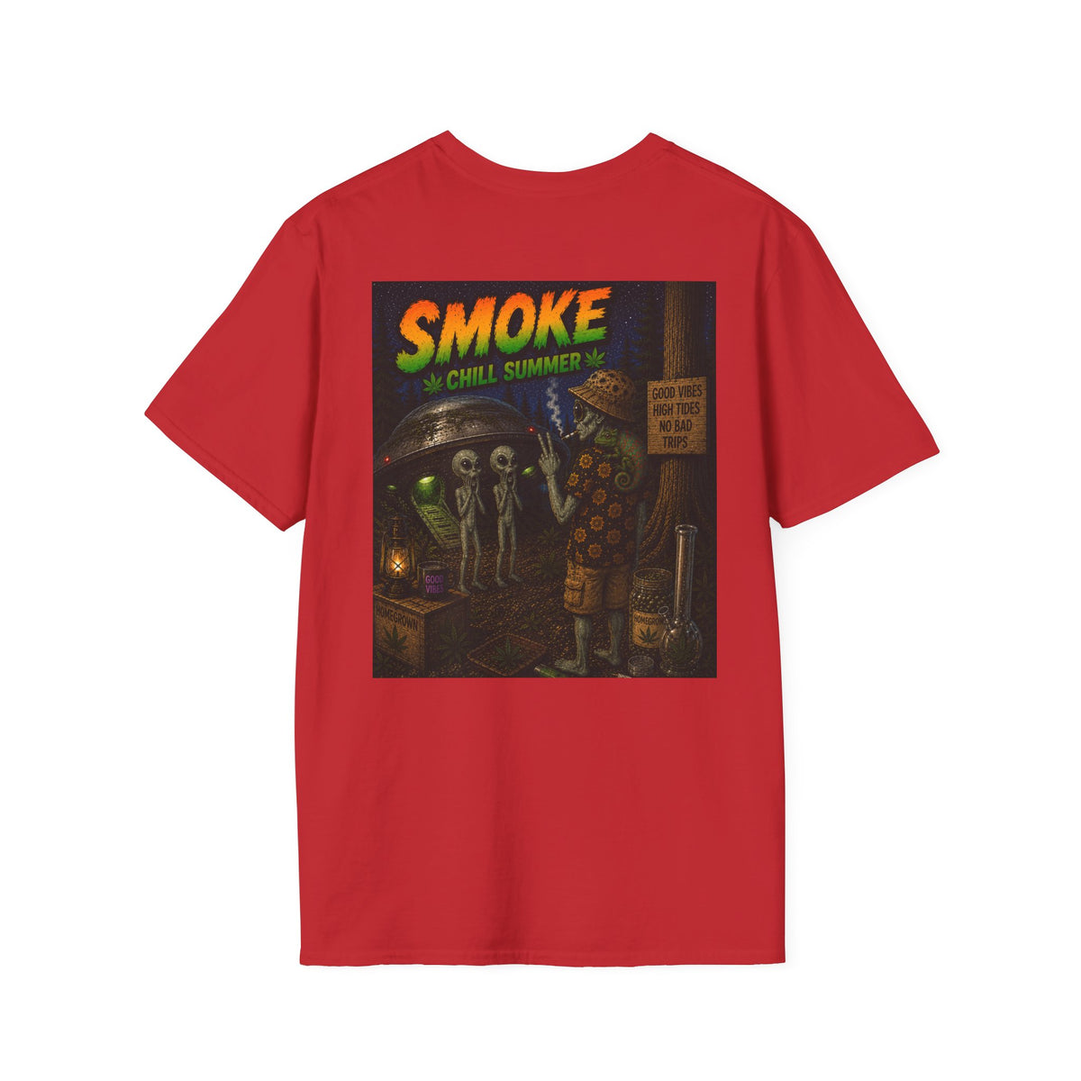 Smoke Great Outdoors - Graphic T-Shirt Homegrown