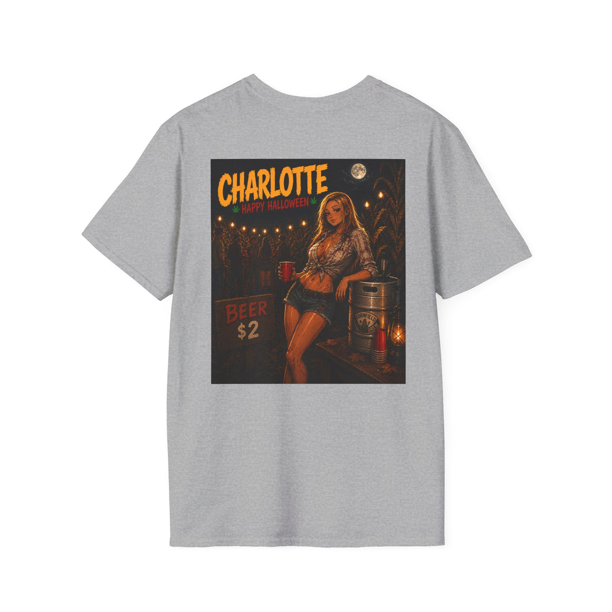 Charlotte Daisy Duke Vintage Halloween - Homegrown Graphic T-Shirt