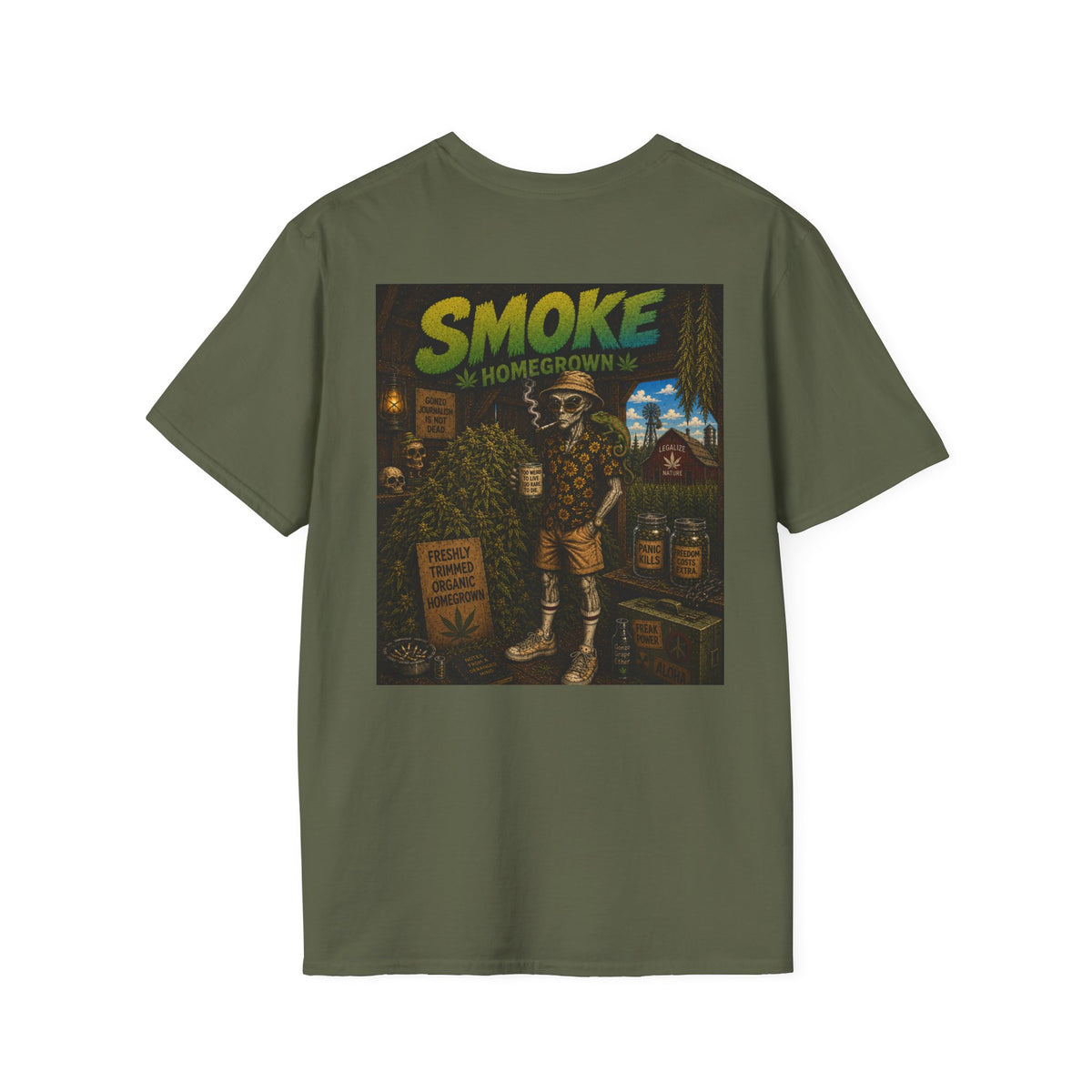 Smoke Grey Alien Graphic T-Shirt — Homegrown