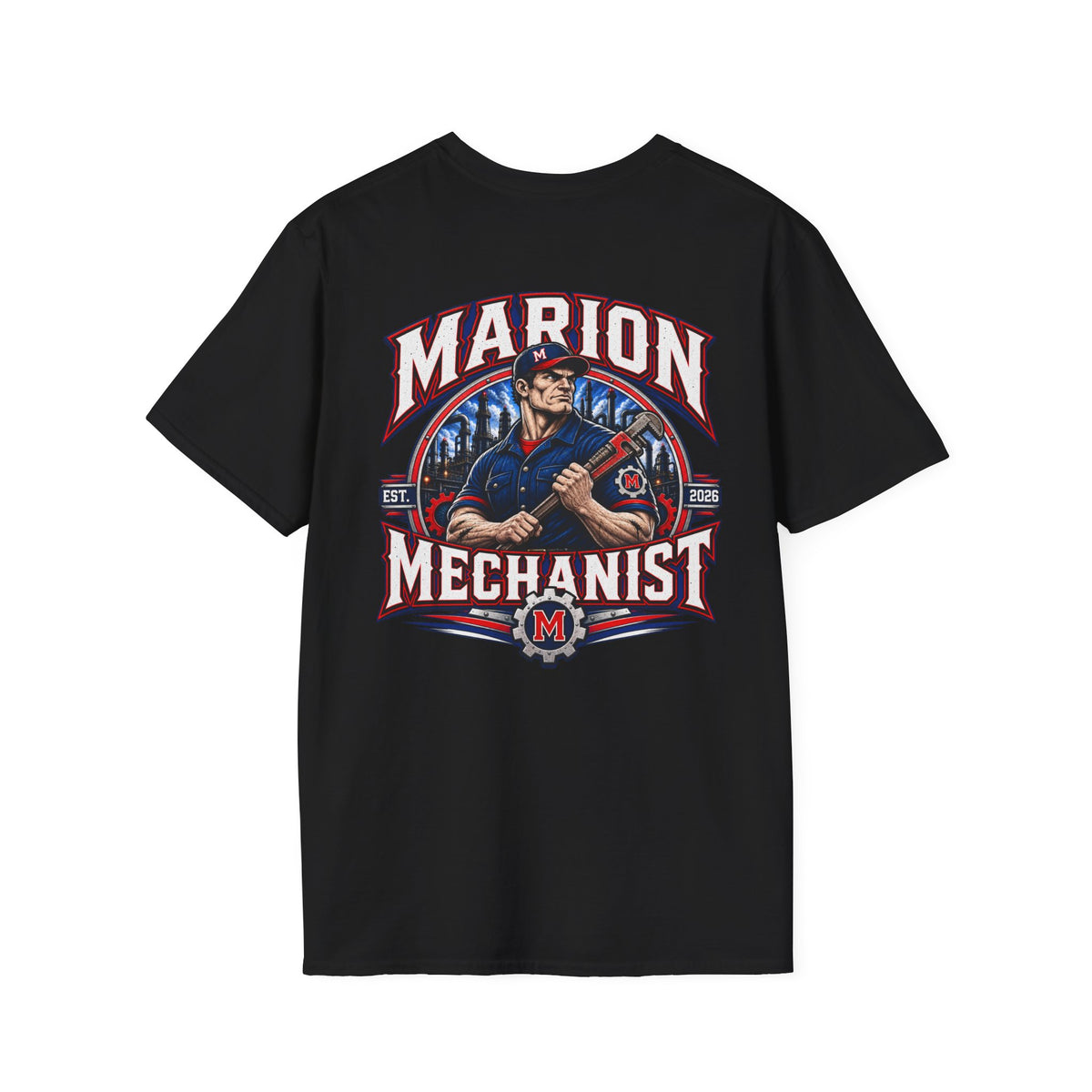 Marion Mechanist Baseball T-Shirt - Hard Time Jerseys Baseball