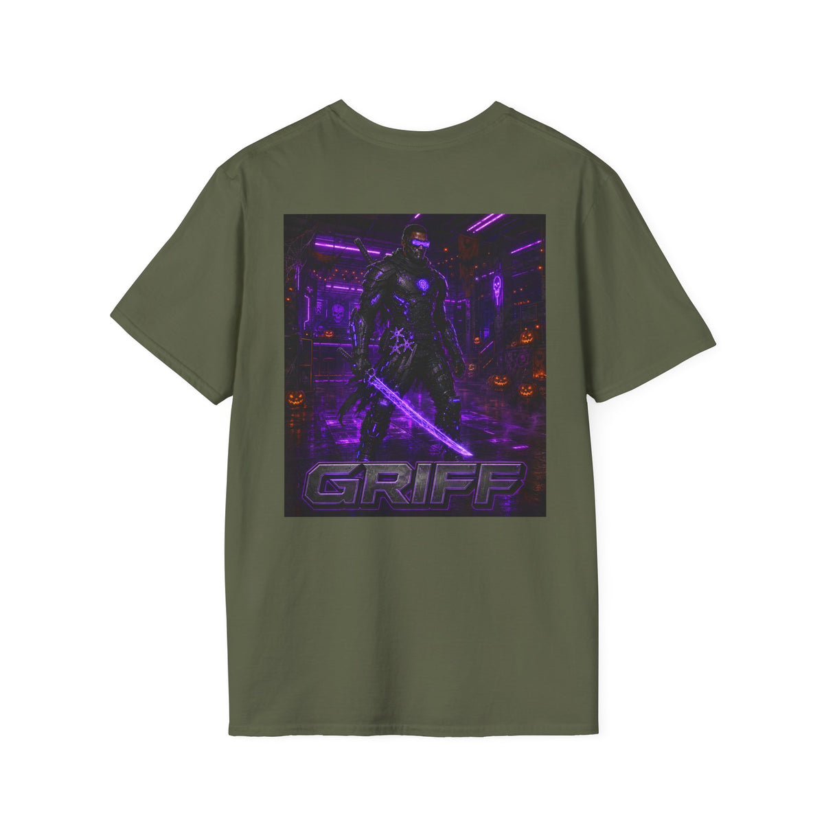 Griff Cyber Ninja Vintage Halloween T Shirt - Tek Warz T Shirt