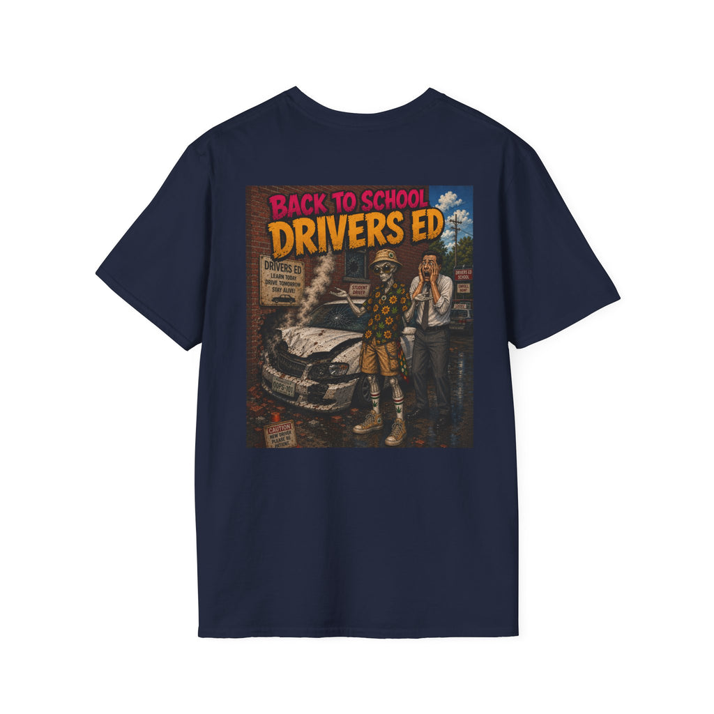 Smoke Drivers Ed - Back to School - Graphic T-Shirt Homegrown