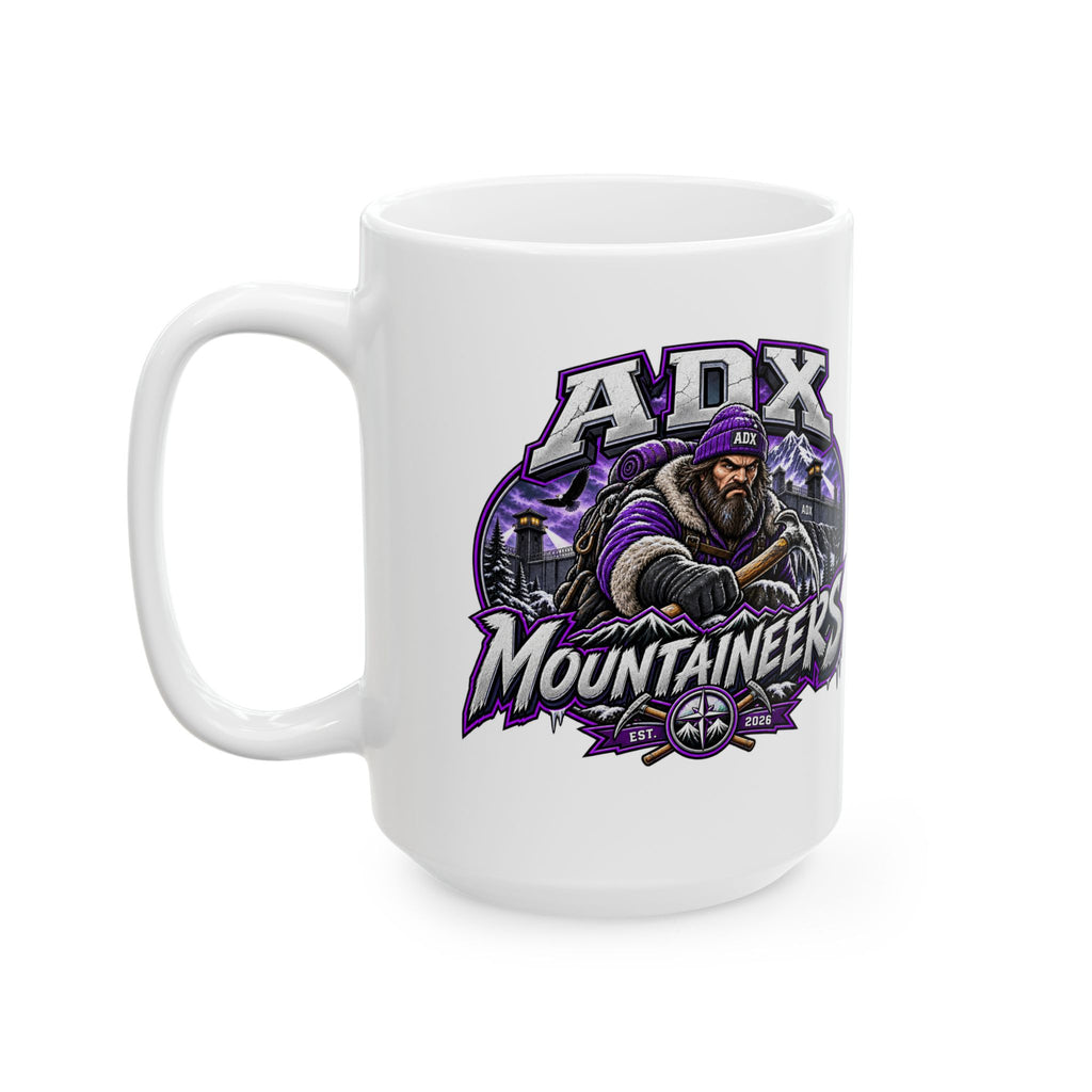 Adx Mountaineers Baseball Coffee Mug - Hard Time Jerseys (15oz)