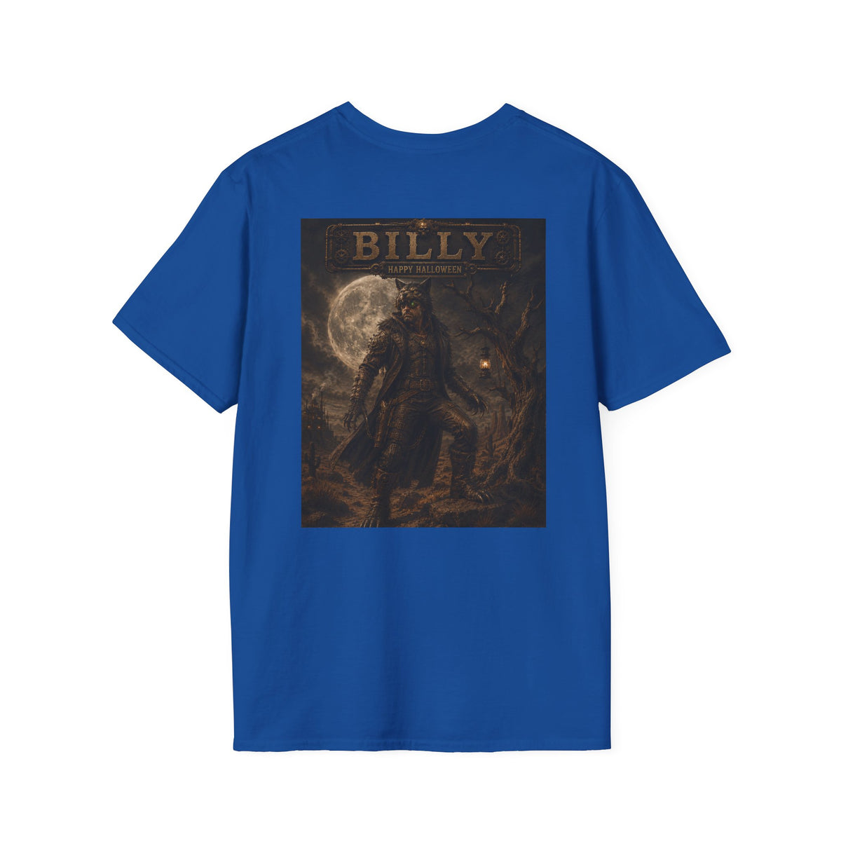 Billy Werewolf Vintage Halloween T-Shirt — Blood & Steam Steampunk Graphic T-Shirt