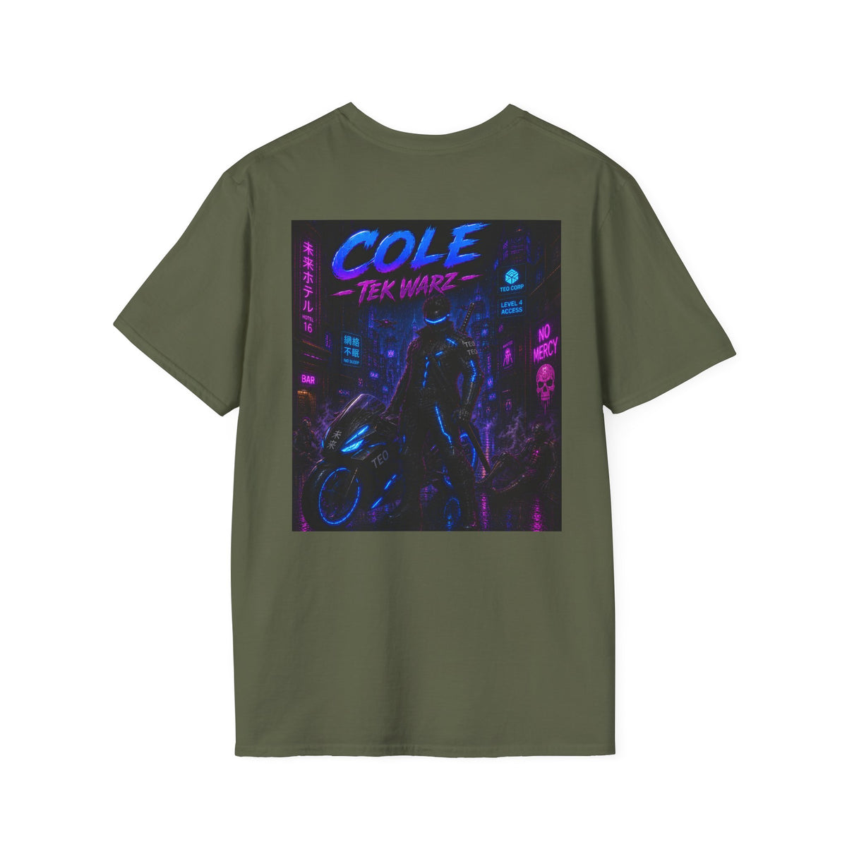 Cole Tek Enforcement Agency Graphic T-Shirt - Tek Warz