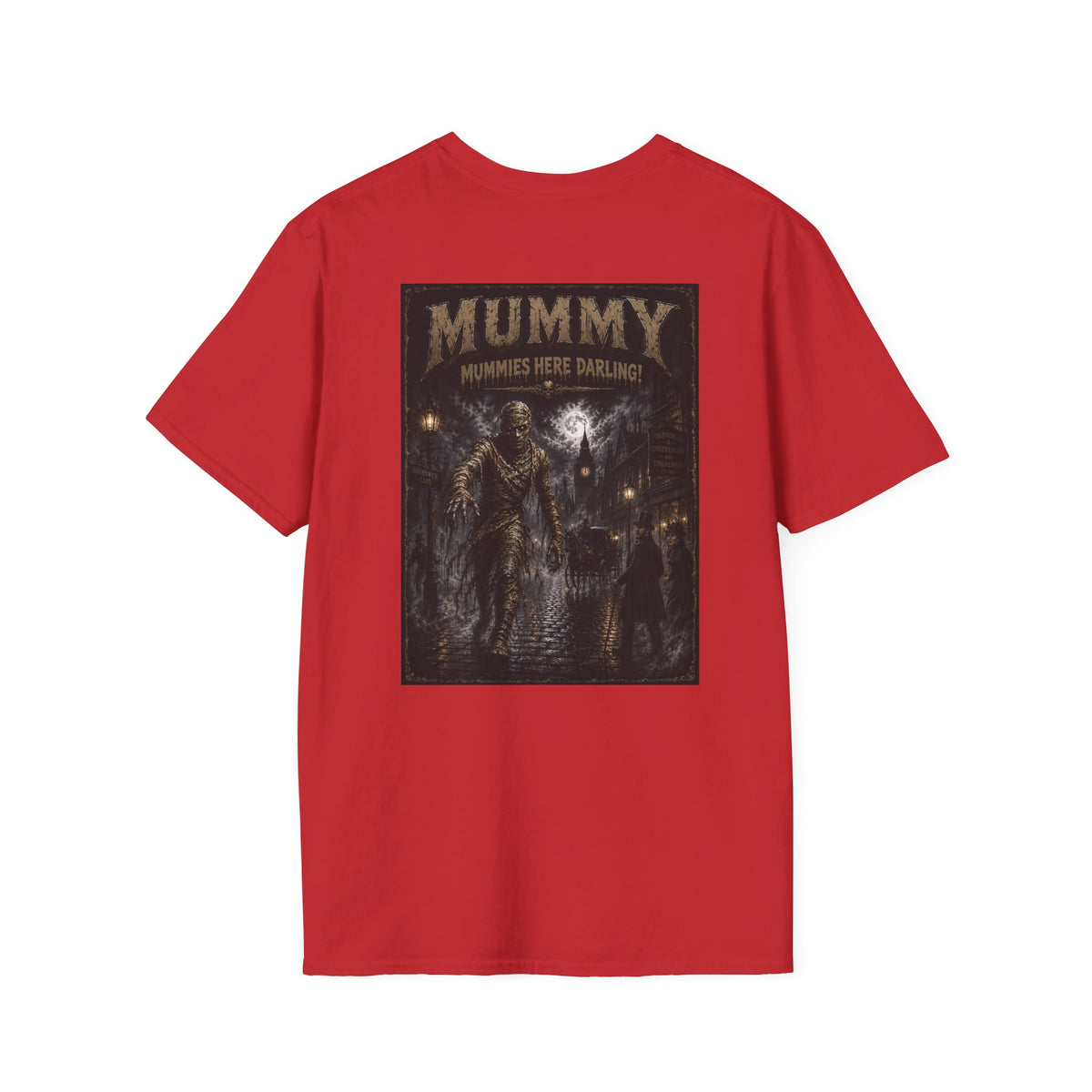 Mummy T-Shirt — 'Mummy' Vintage Horror Graphic Tee- Myths and Monsters Halloween Shirt