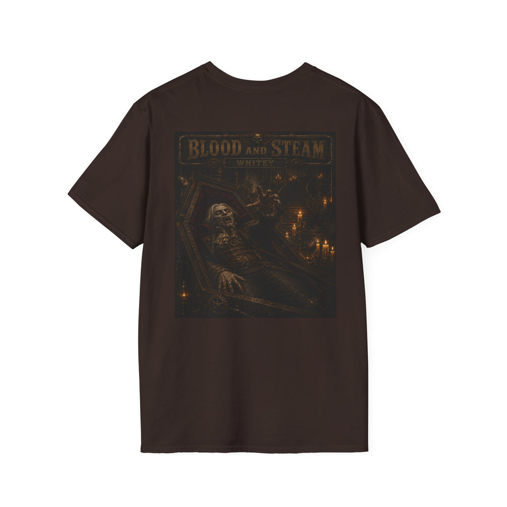 Whitey Vintage Halloween T-Shirt — Blood & Steam Graphic T-Shirt