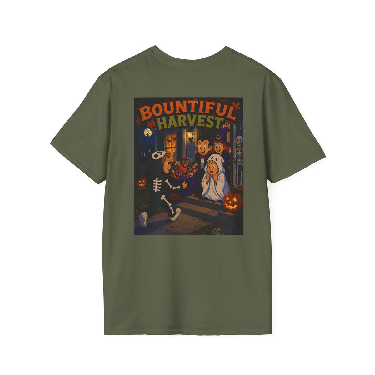 Bountiful Harvest T-Shirt- Kaos Halloween T-Shirt