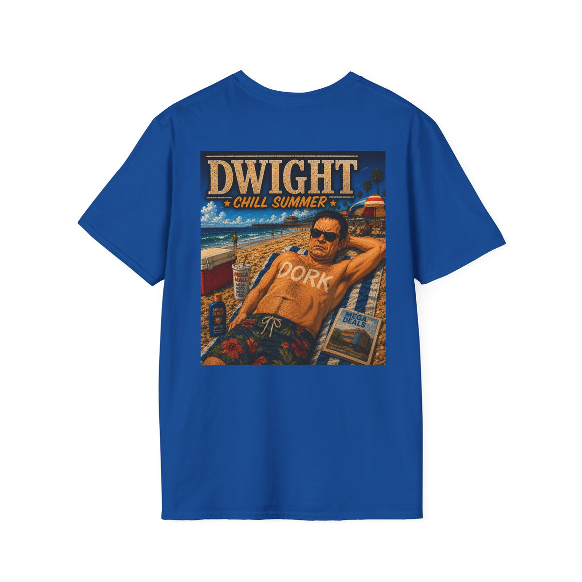 Dwight Chill Summer - Graphic T=Shirt Mall Security