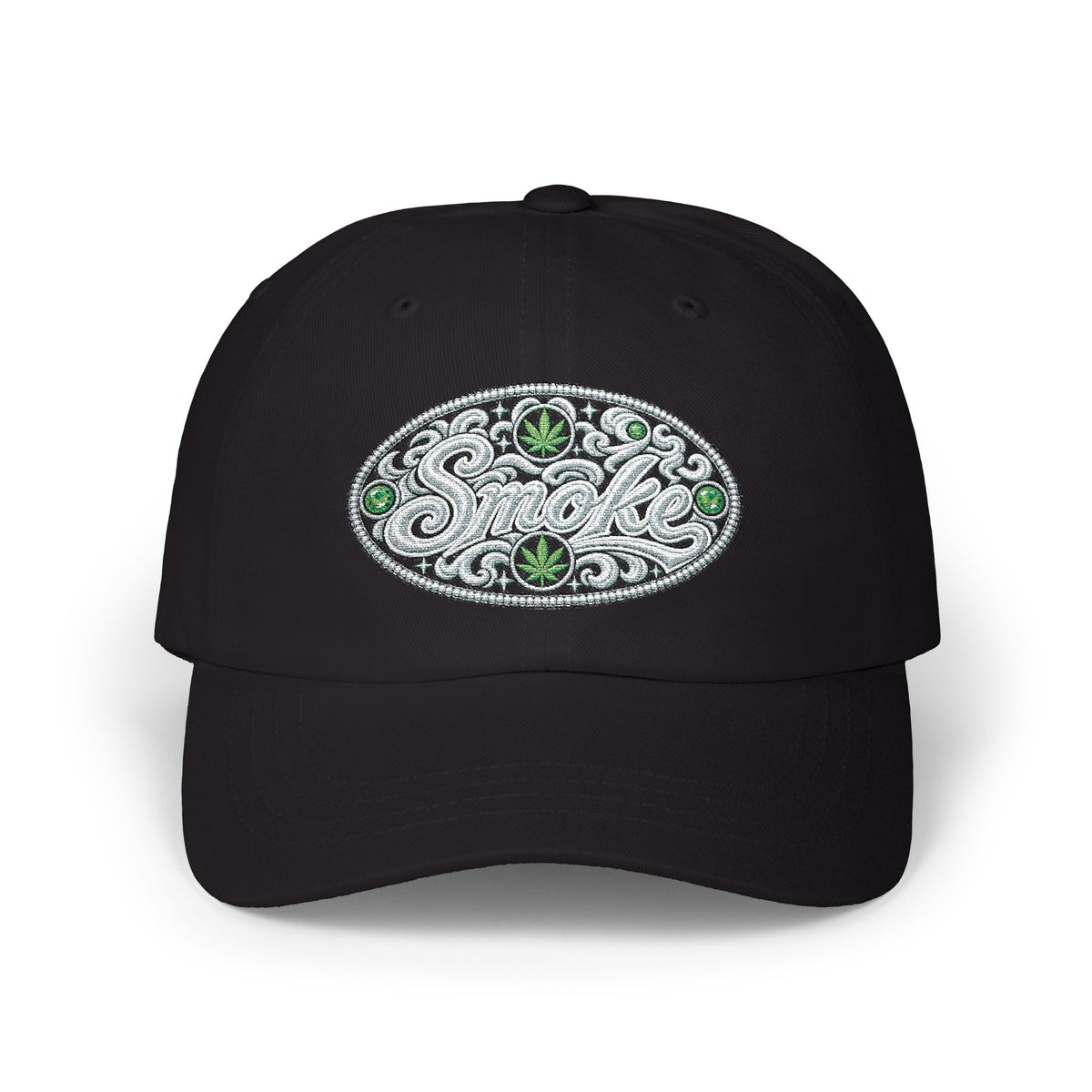 Smoke Embroidered Vintage Hat - Homegrown