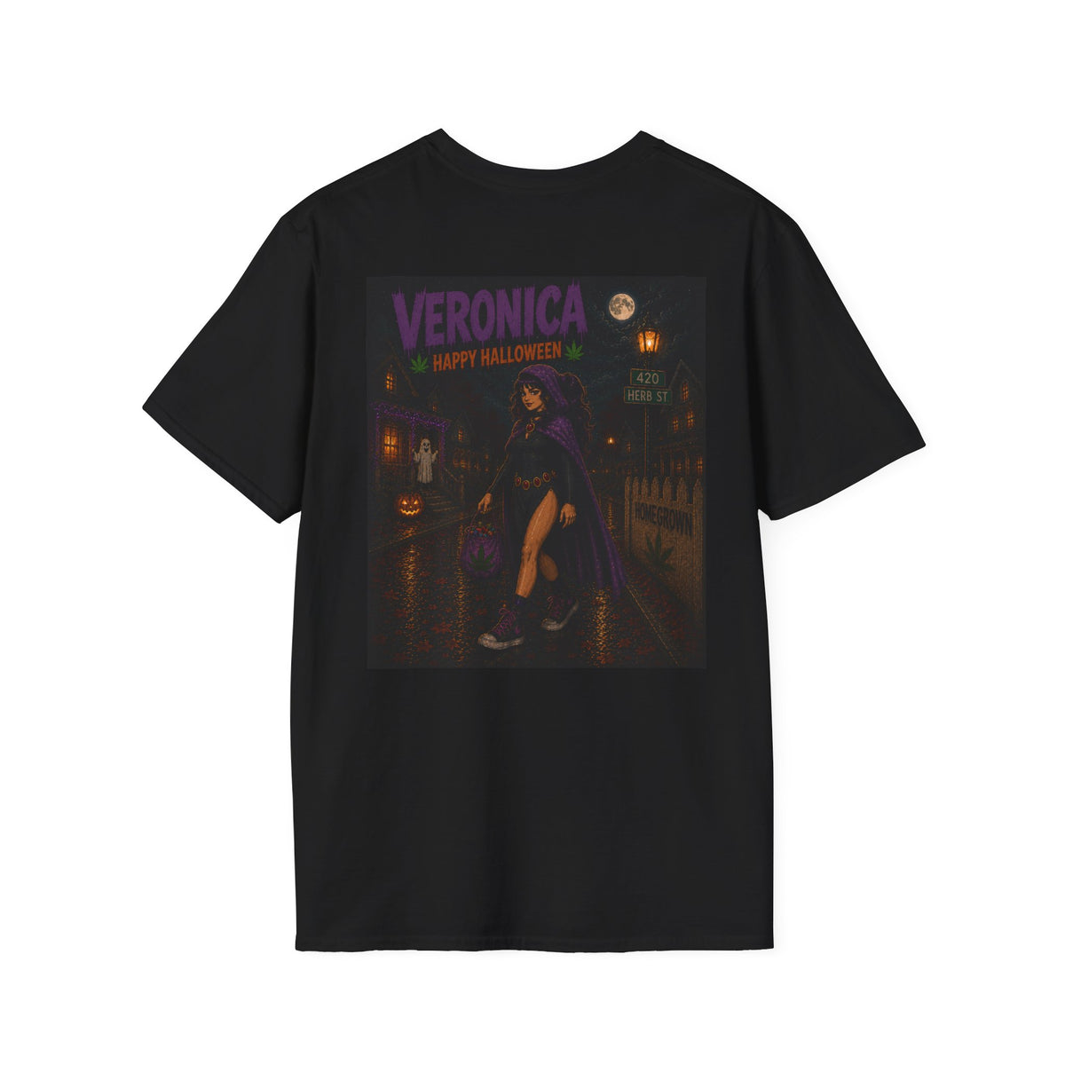 Veronica Raven Vintage Halloween - Homegrown Graphic T-Shirt