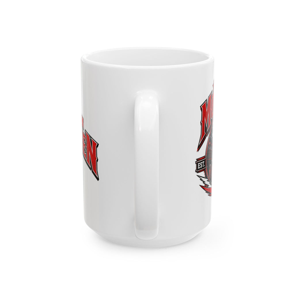 Red Onion Mothmen Baseball Coffee Mug - Hard Time Jerseys Coffee Cup (15oz)