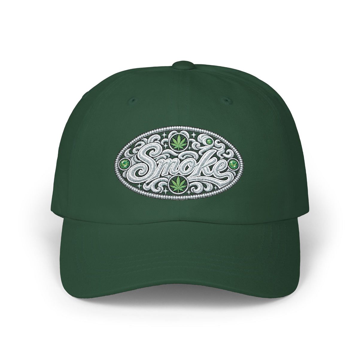 Smoke Embroidered Vintage Hat - Homegrown