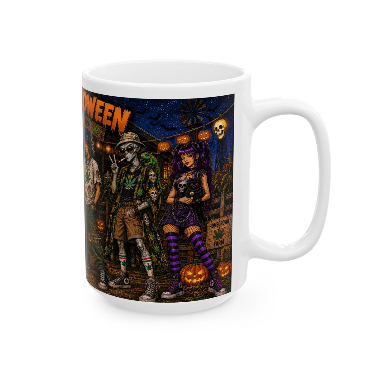 Homegrown Halloween Party Coffee Mug (15oz)