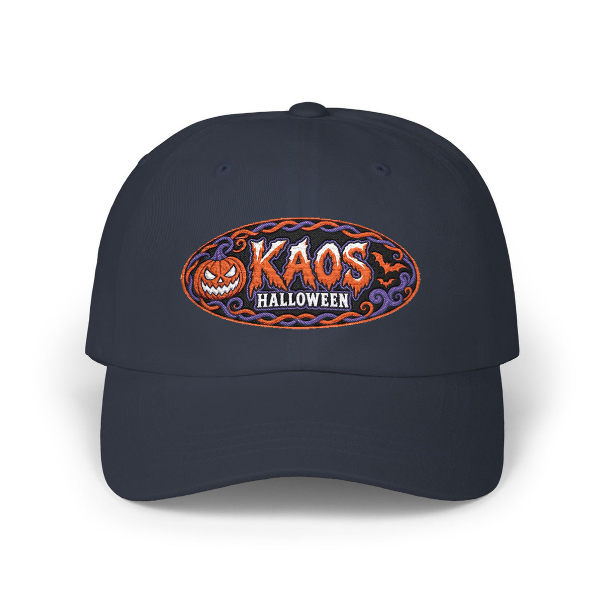 KAOS Halloween Embroidered Pumpkin Baseball Hat