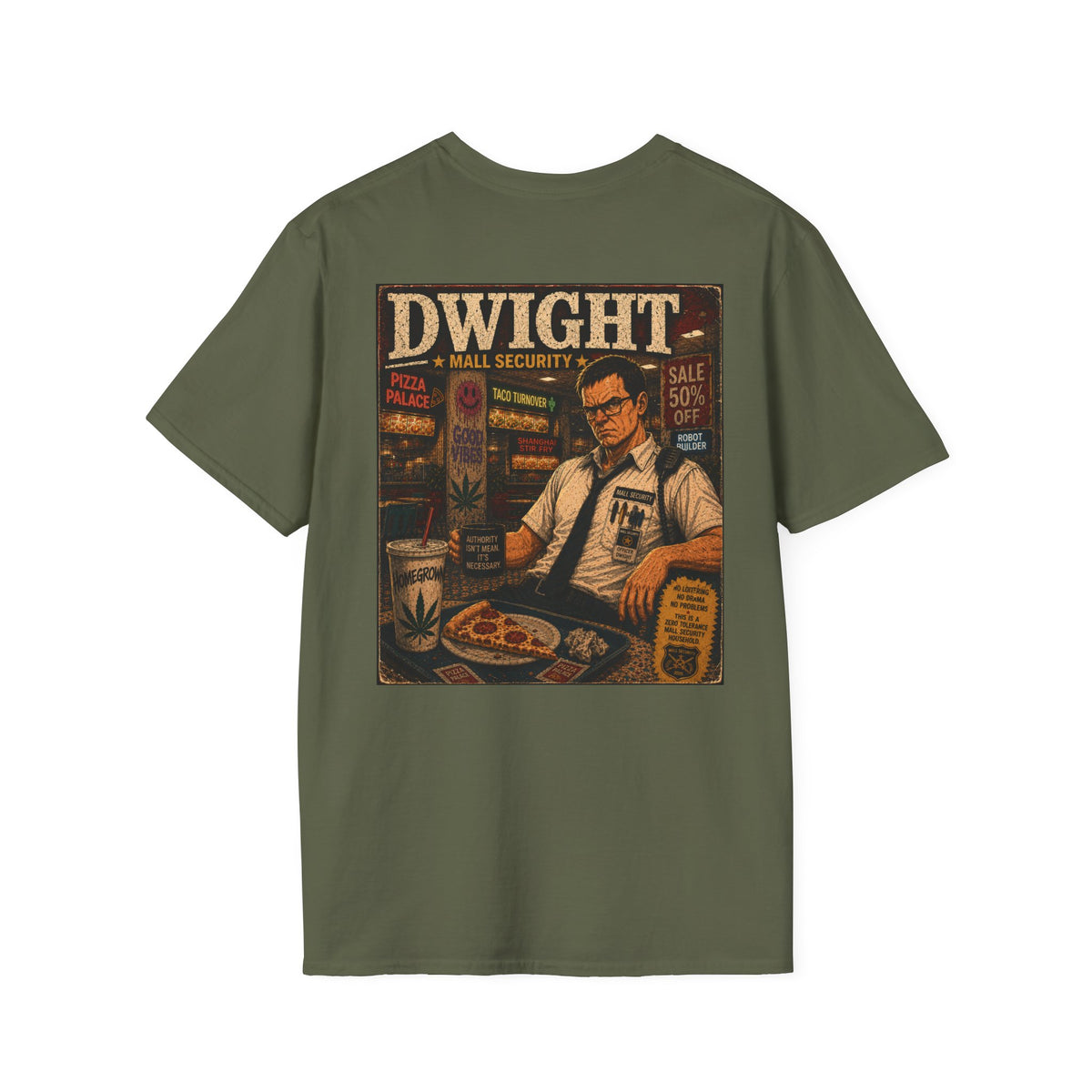 Dwight Mall Security Graphic T-Shirt - Mall Security