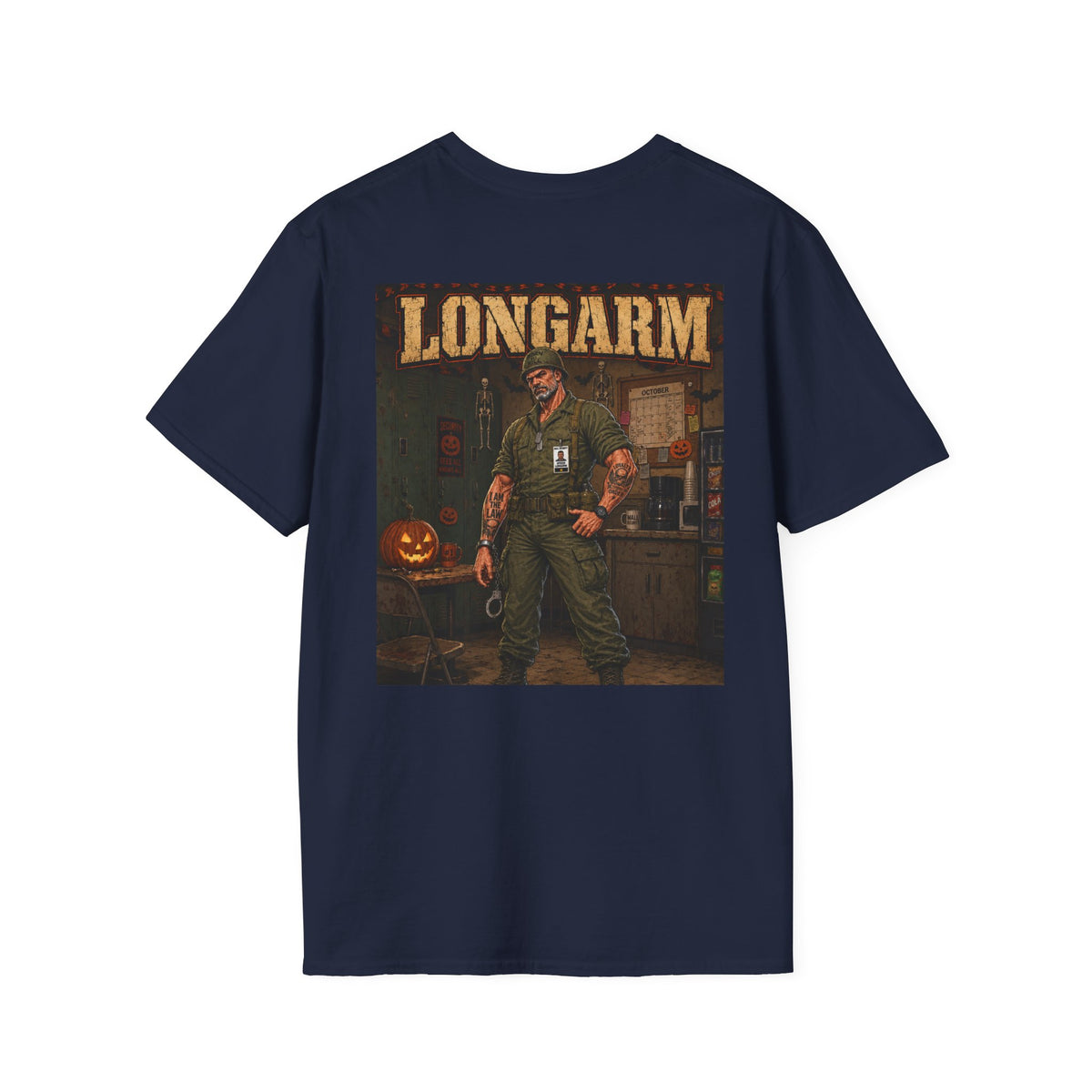 Longarm Veitnam Solider Vintage Halloween T-Shirt - Mall Security Graphic T-Shirt