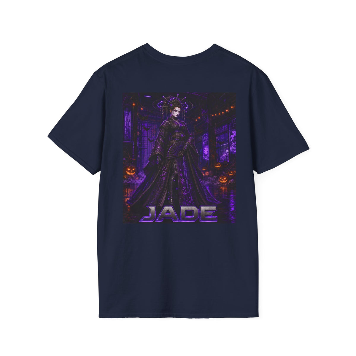 Jade Geisha Vintage Halloween T Shirt - Tek Warz T Shirt