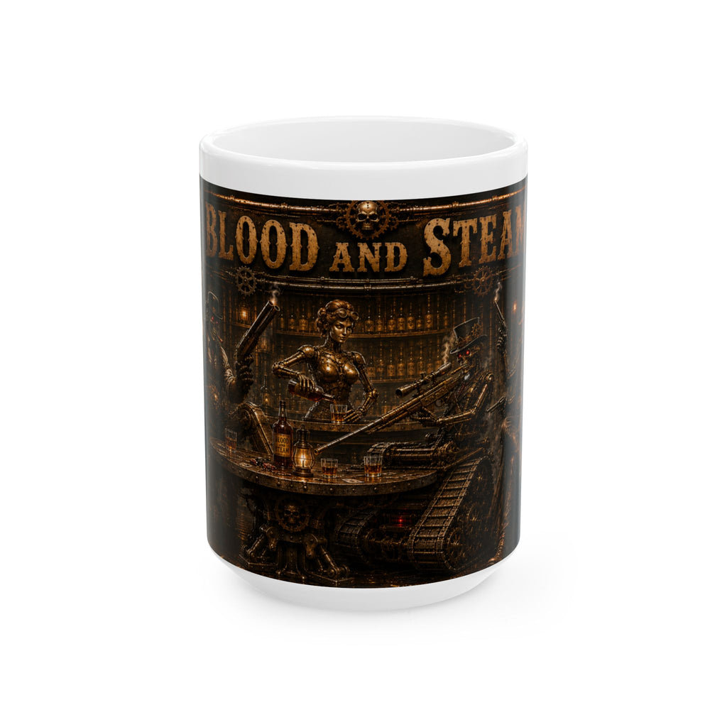 Blood and Steam Menace Coffee Mug  (15oz)