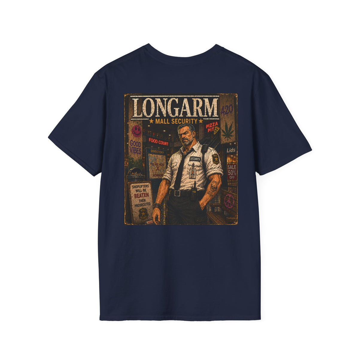 Longarm Mall Security Graphic T-Shirt - Mall Security