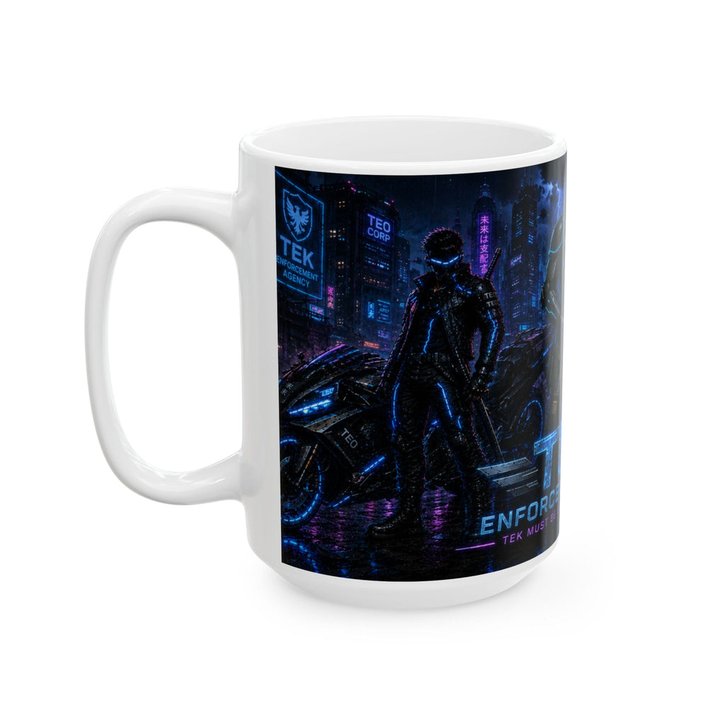 Tek Wars T.E.A. Tek Enforcement Agency Coffee Mug  (15oz)