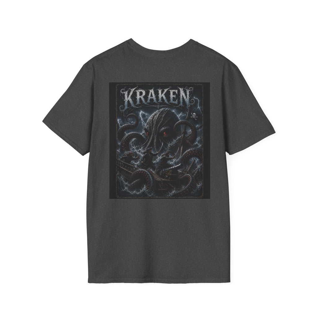 Kraken Graphic T-Shirt — Sea Monster Vintage Nautical Tee