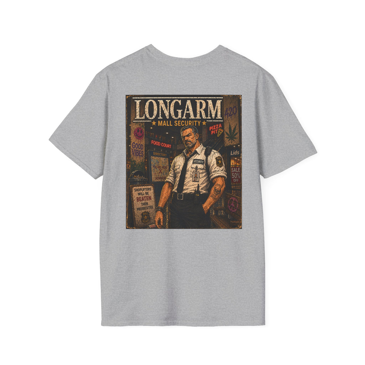 Longarm Mall Security Graphic T-Shirt - Mall Security