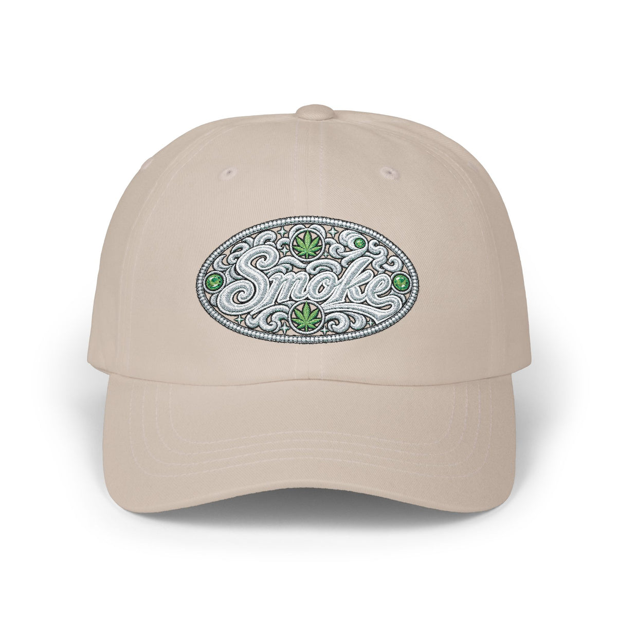 Smoke Embroidered Vintage Hat - Homegrown
