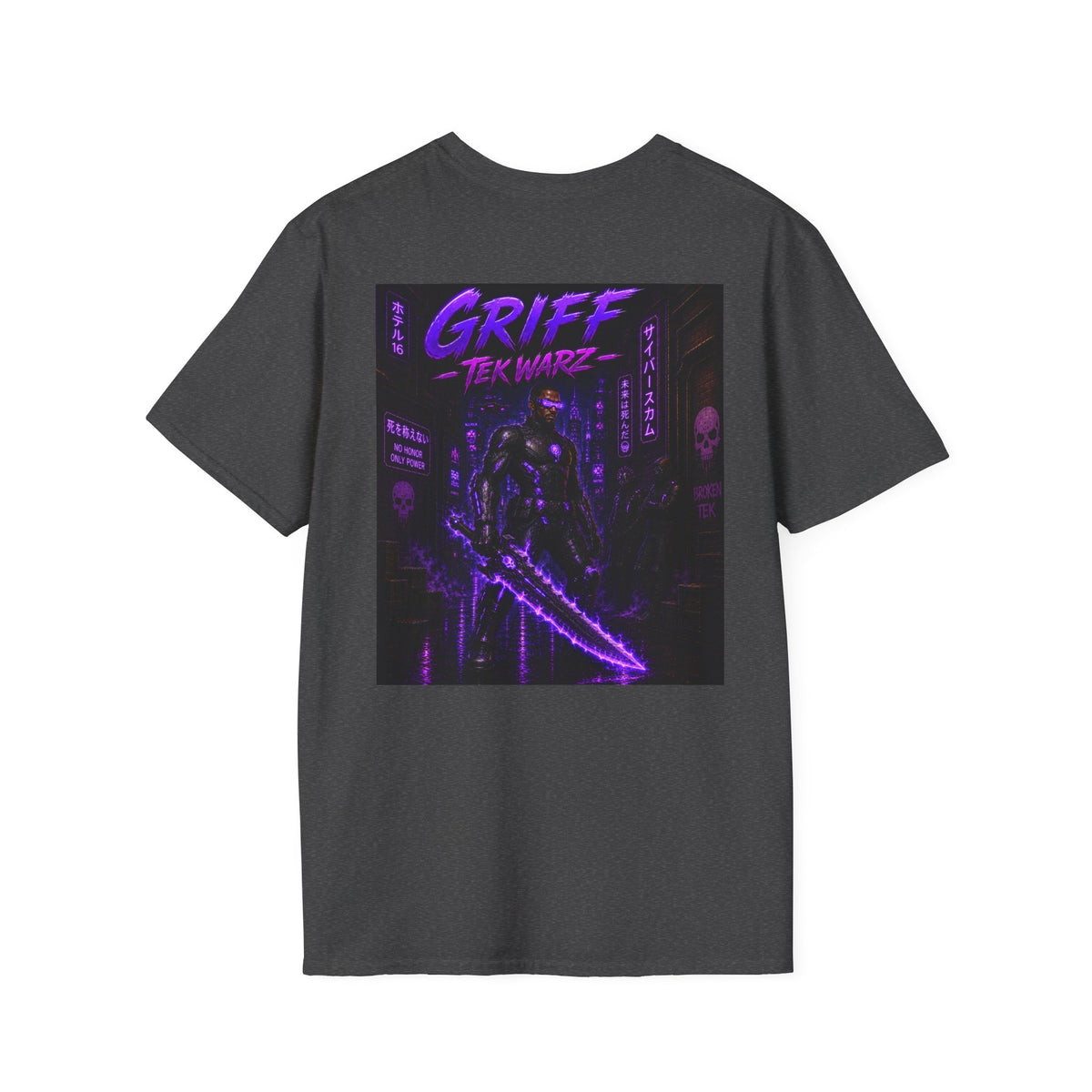 Griff Broken Tek Graphic T-Shirt - Tek Warz
