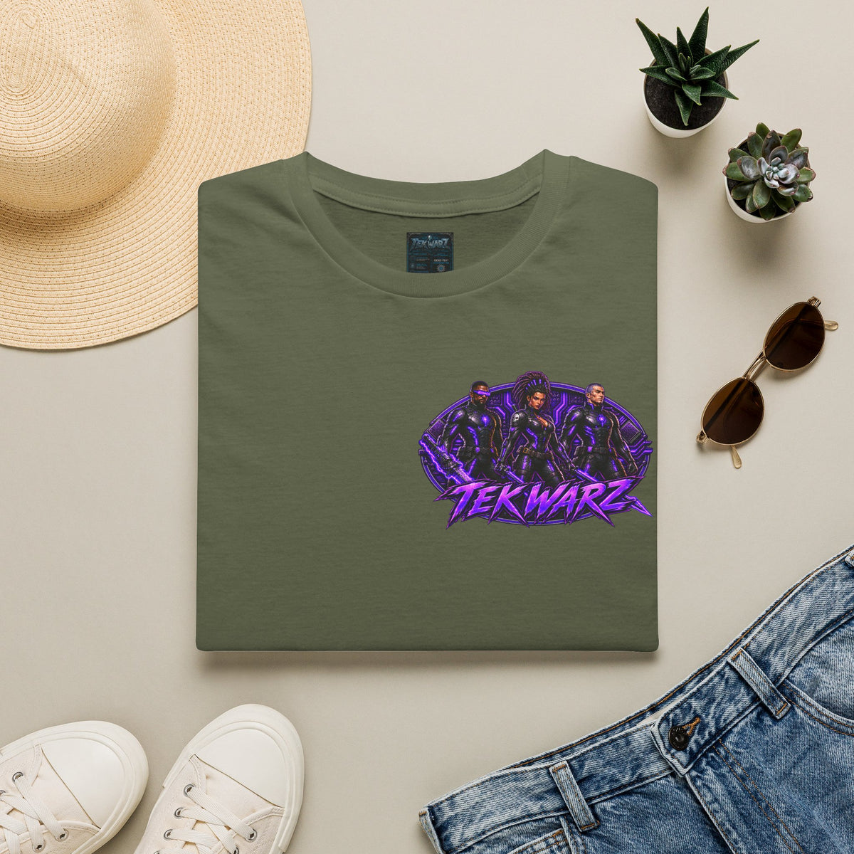 Griff Broken Tek Graphic T-Shirt - Tek Warz