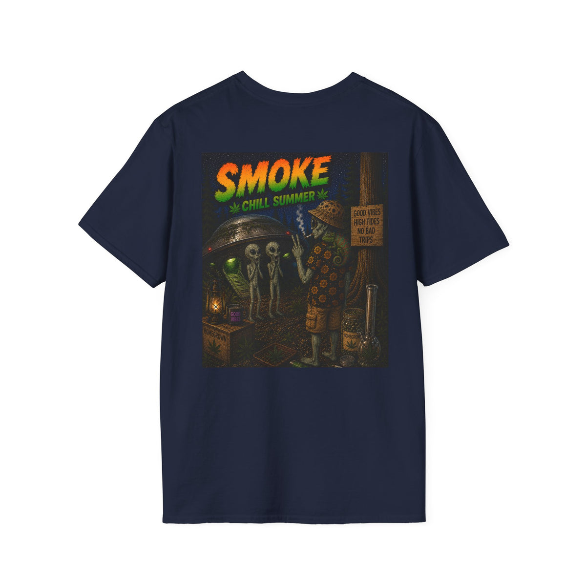 Smoke Great Outdoors - Graphic T-Shirt Homegrown