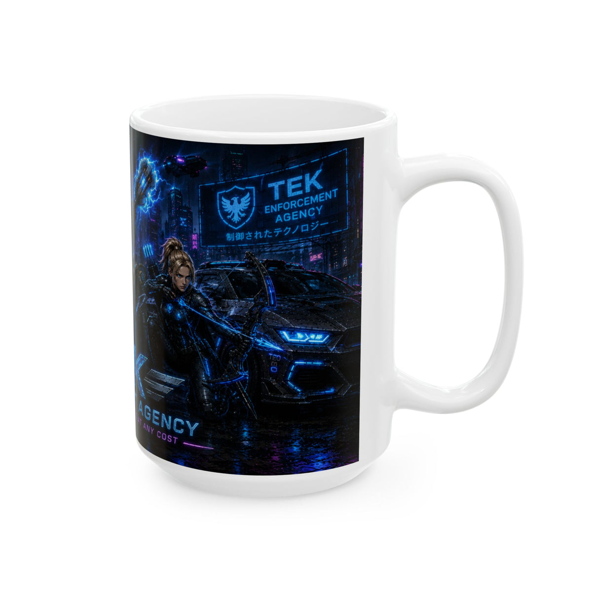 Tek Wars T.E.A. Tek Enforcement Agency Coffee Mug  (15oz)